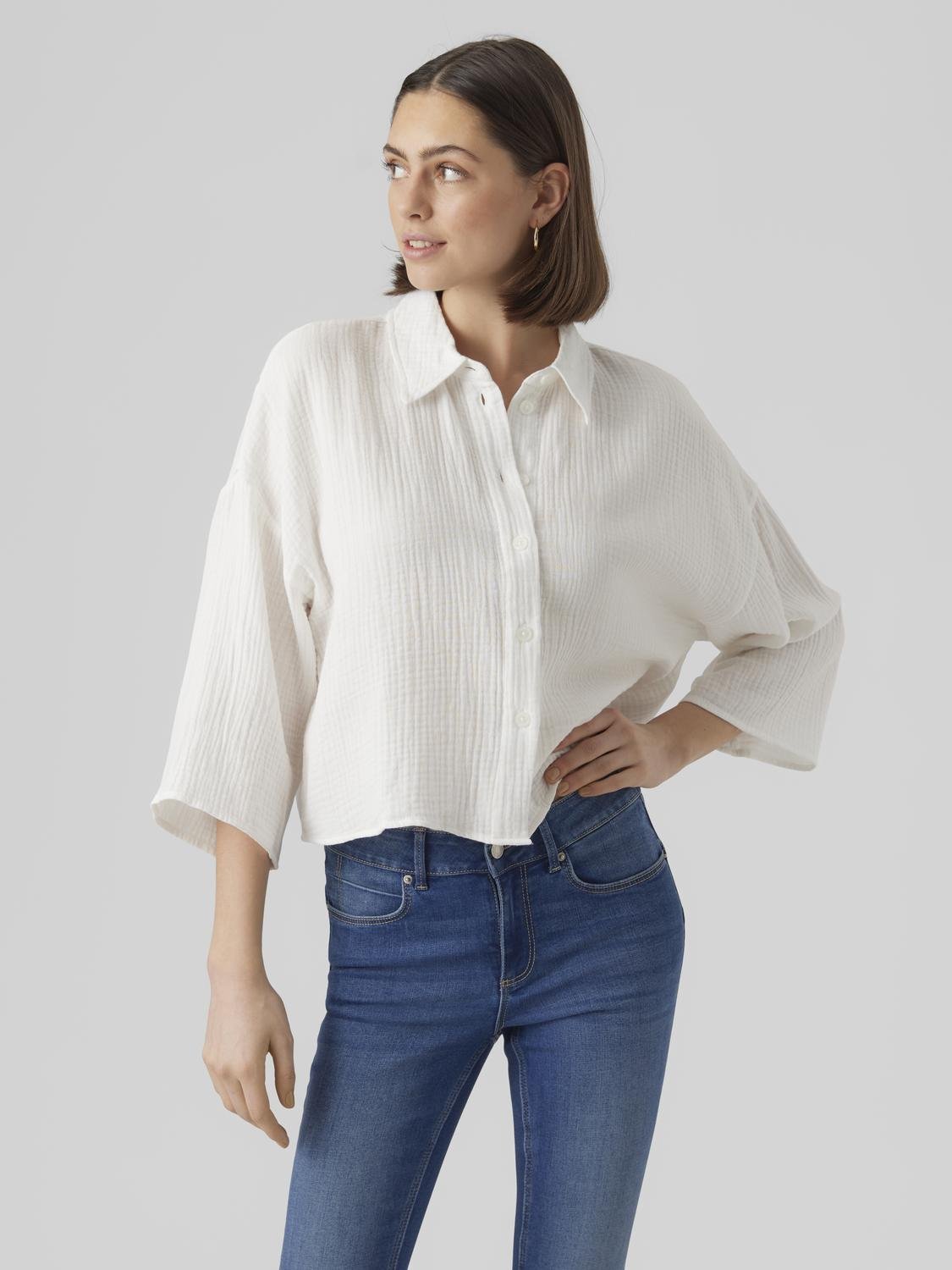 VMNATALI Shirt - Snow White - VERO MODA & VILA Bergvik